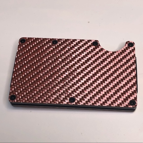Carbon Fiber 3K RFID Slim Design Wallet Money Clip - Picture 3 of 7